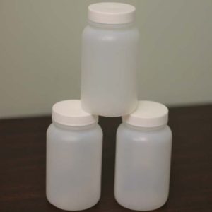 250 ml drinking water sample bottles